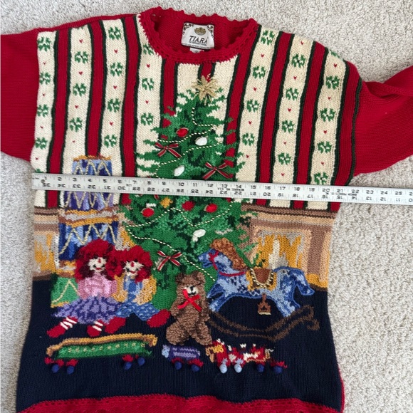 Tiara Multicolor Ugly Holiday Sweater - Picture 6 of 7